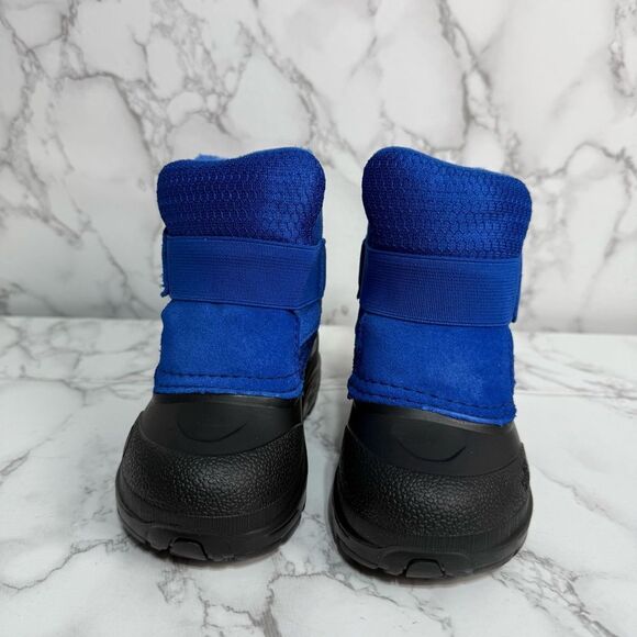 The North Face Toddler Boots sz 7 Waterproof Suede Unisex Alpenglow II NEW #K460 - Picture 6 of 9